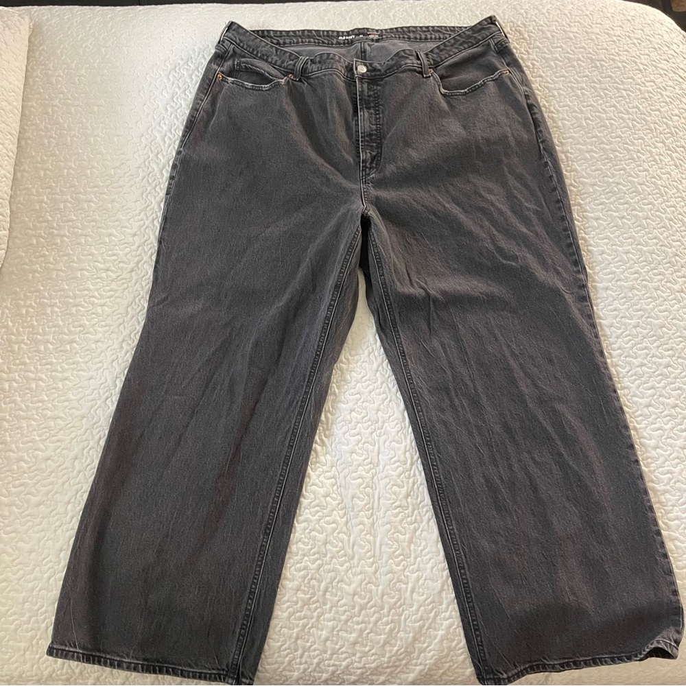 Old Navy Extra High Rise Curvy Wide-Leg Jeans